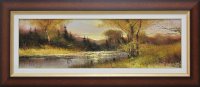 Jakubik István Nyugodt víz 50x70